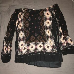 Boho Off the Shoulder Top